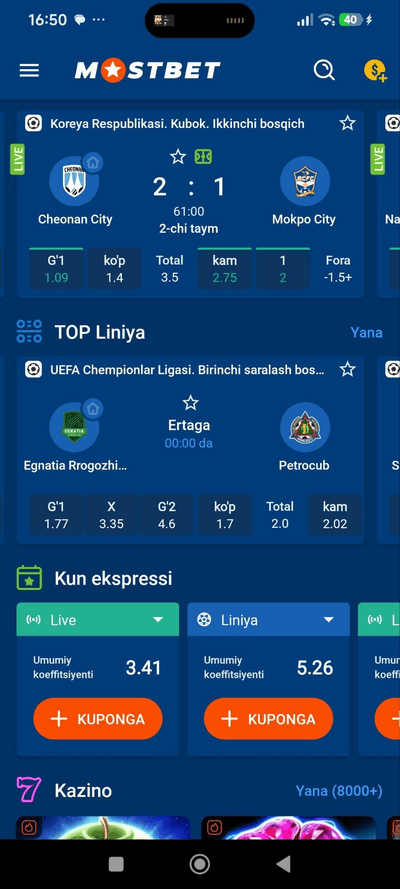 Ilovada ro'yxatdan o'tish